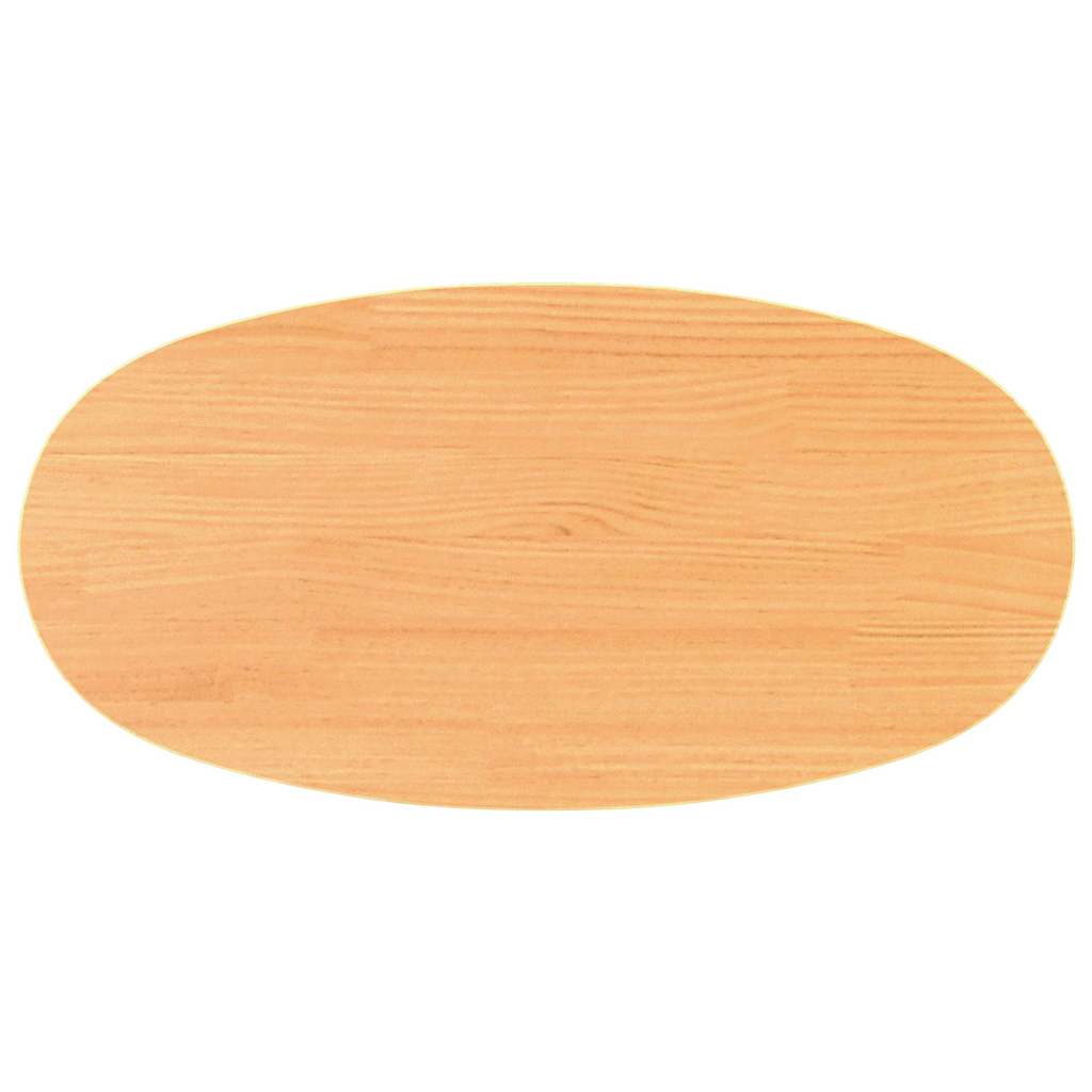 Sofabord Voks brun 80 x 40 x 35 cm Massiv fyrretræ