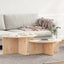 Sofabord 2 stk. Naturfarvet 79 x 39,5 x 40 cm Massivt fyrretræ