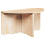 Sofabord 2 stk. Naturfarvet 79 x 39,5 x 40 cm Massivt fyrretræ