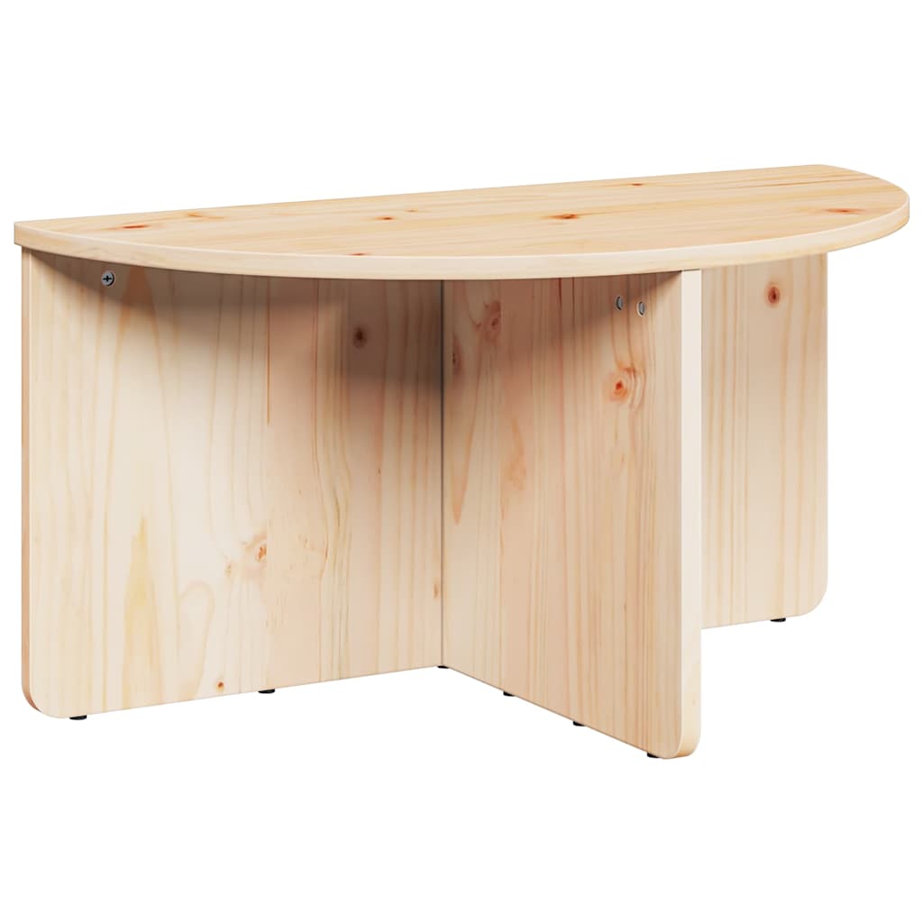 Sofabord 2 stk. Naturfarvet 79 x 39,5 x 40 cm Massivt fyrretræ