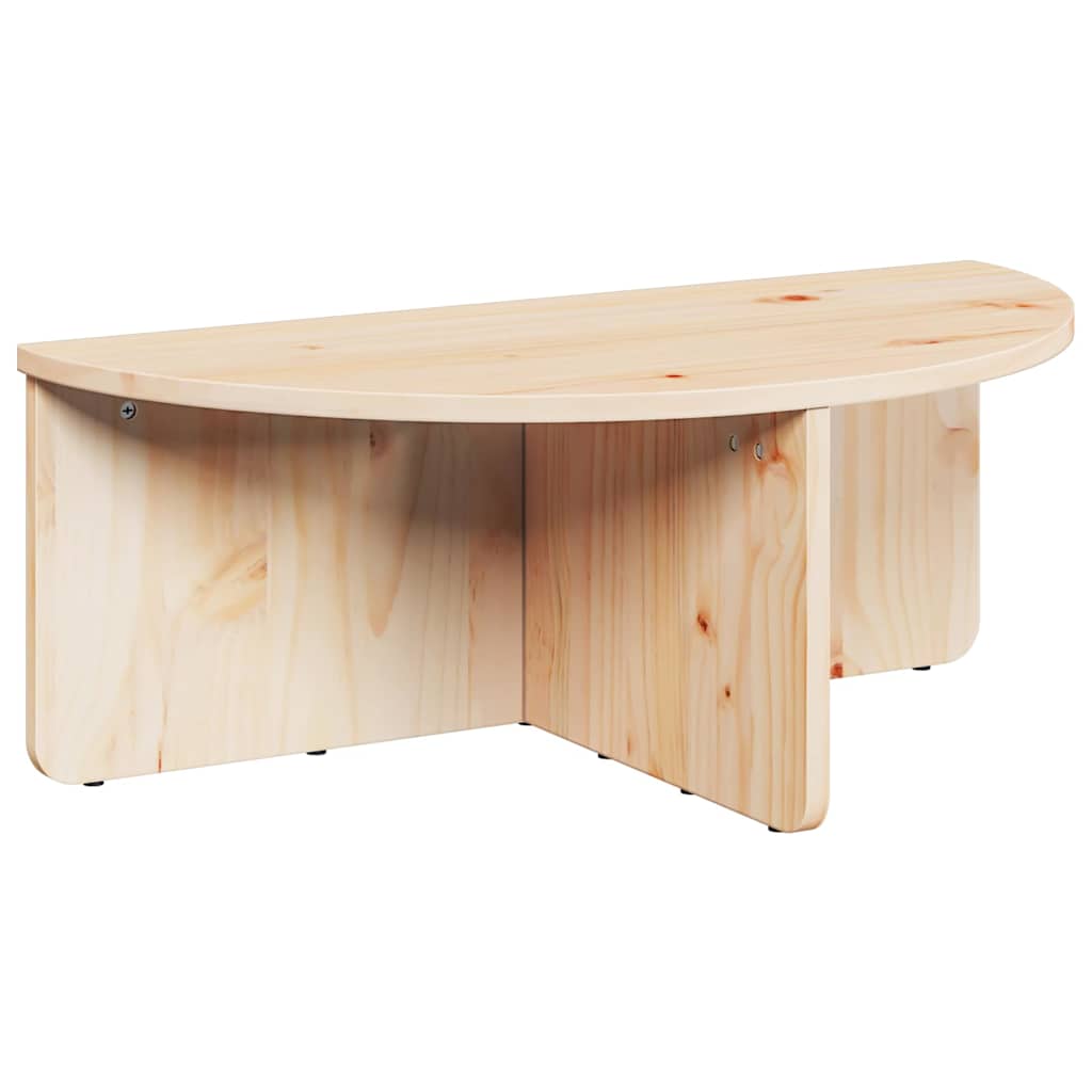 Sofabord 2 stk. Naturfarvet 79 x 39,5 x 40 cm Massivt fyrretræ
