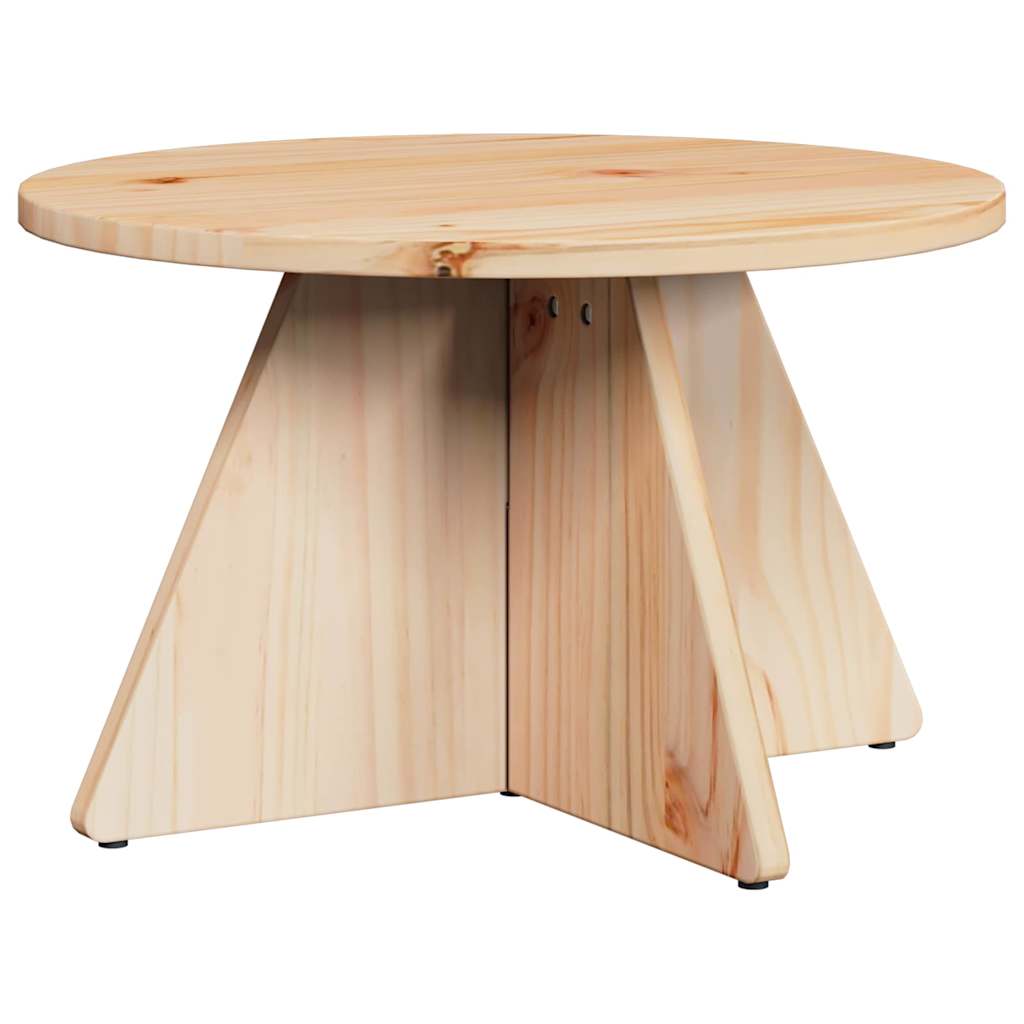 Sofabord 3 stk. Naturfarvet 49 x 49 x 30 cm
