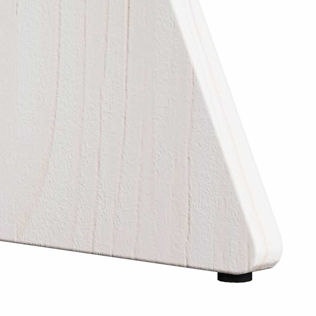 Sofabord 3 stk. Hvid 49 x 49 x 30 cm