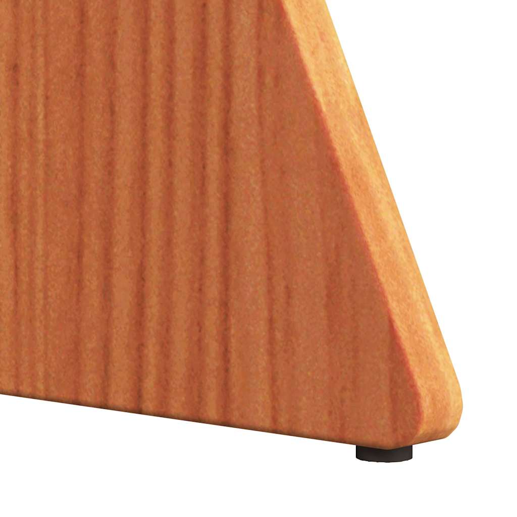 Sofabord 3 stk. Voks brun 49 x 49 x 30 cm