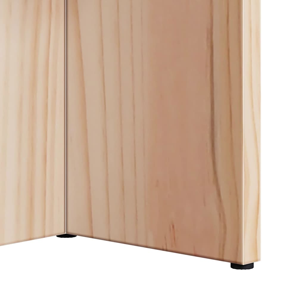 Sofabord Naturfarvet 80 x 39,5 x 35 cm Massivt fyrretræ