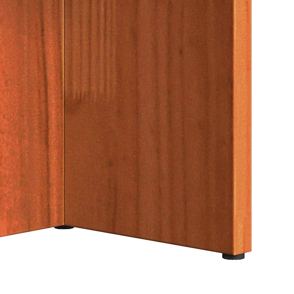 Sofabord Voks brun 80 x 39,5 x 35 cm Massivt fyrretræ