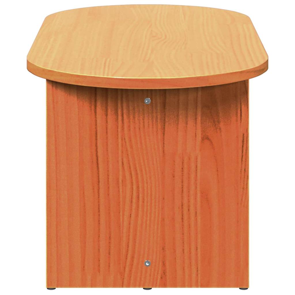 Sofabord Voks brun 80 x 39,5 x 35 cm Massivt fyrretræ