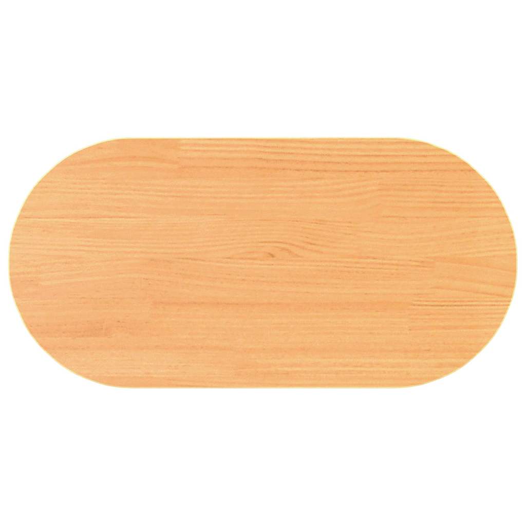 Sofabord Voks brun 80 x 39,5 x 35 cm Massivt fyrretræ