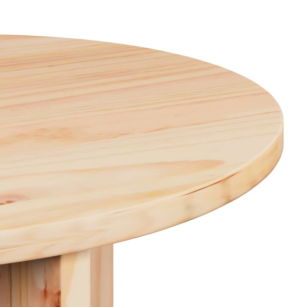 Sofabord 2 stk. Naturfarvet 49 x 49 x 28 cm Massivt fyrretræ