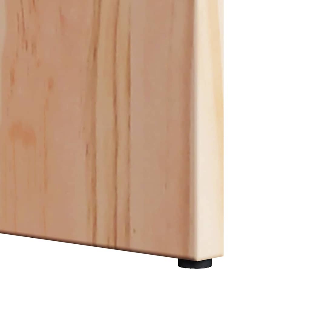 Sofabord 2 stk. Naturfarvet 49 x 49 x 28 cm Massivt fyrretræ