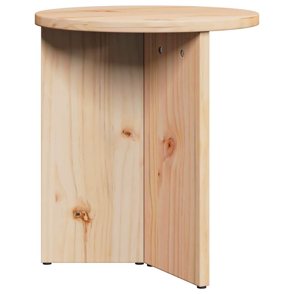 Sofabord 2 stk. Naturfarvet 49 x 49 x 28 cm Massivt fyrretræ