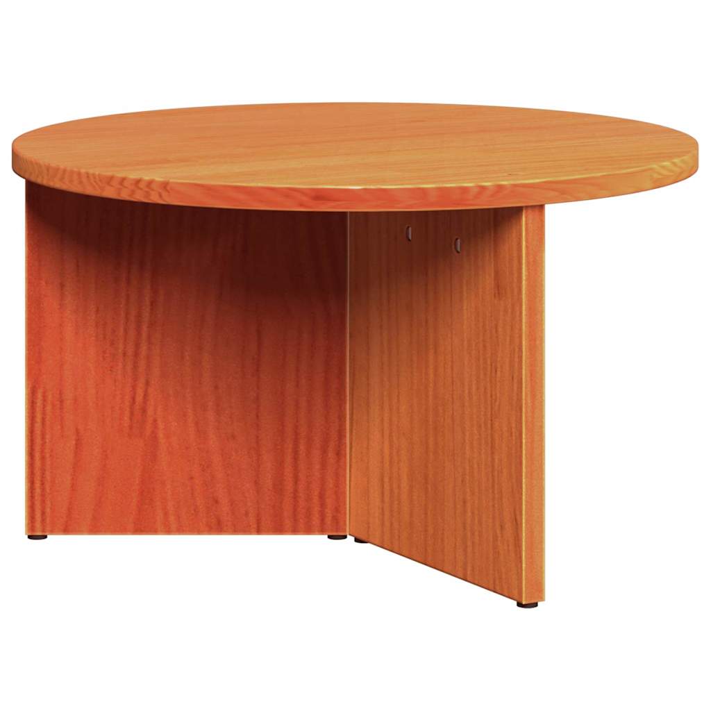 Sofabord 2 stk. Voks brun 49 x 49 x 28 cm Massivt fyrretræ
