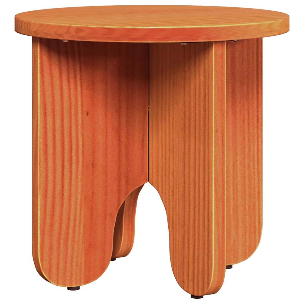 Sofabord 2 stk. Voks brun 39.5 x 39.5 x 30 cm Massivt fyrretræ