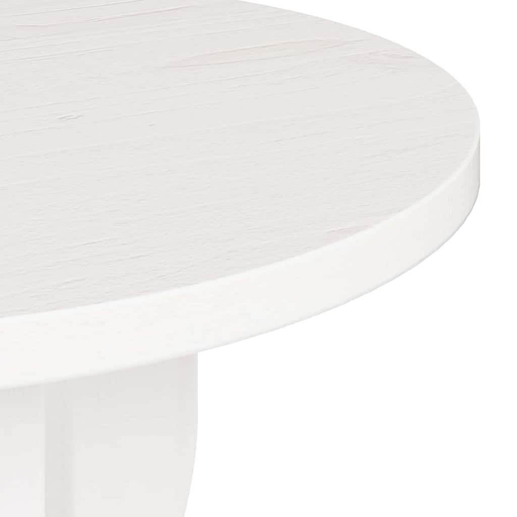 Sofabord Hvid 39,5 x 39,5 x 53,5 cm Massivt fyrretræ