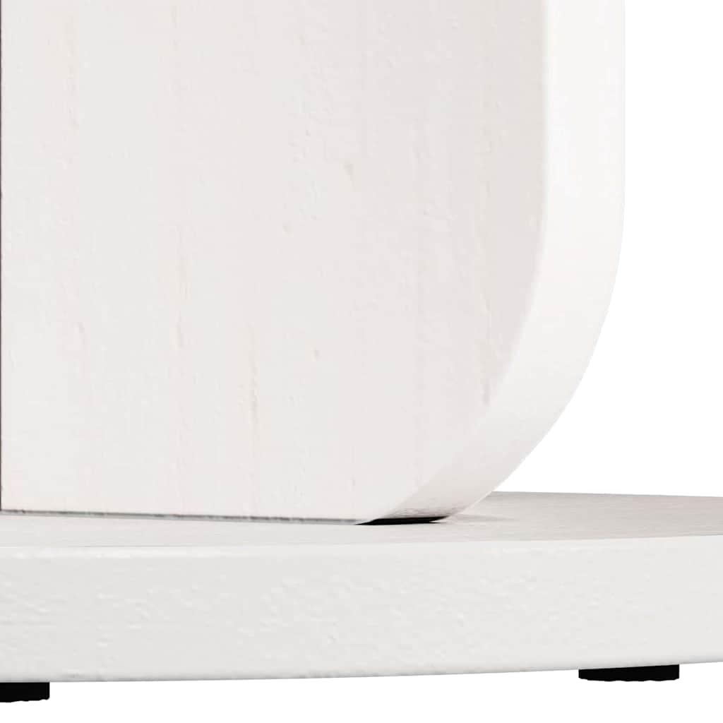Sofabord Hvid 39,5 x 39,5 x 53,5 cm Massivt fyrretræ