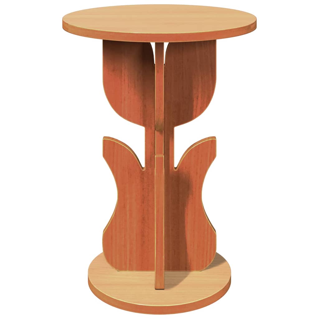 Sofabord Voks brun 39,5 x 39,5 x 53,5 cm Massivt fyrretræ