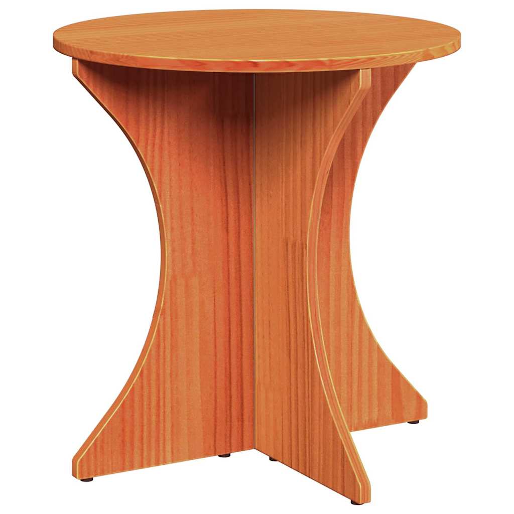 Sofabord 3 stk. Voks brun 46 x 46 x 47 cm