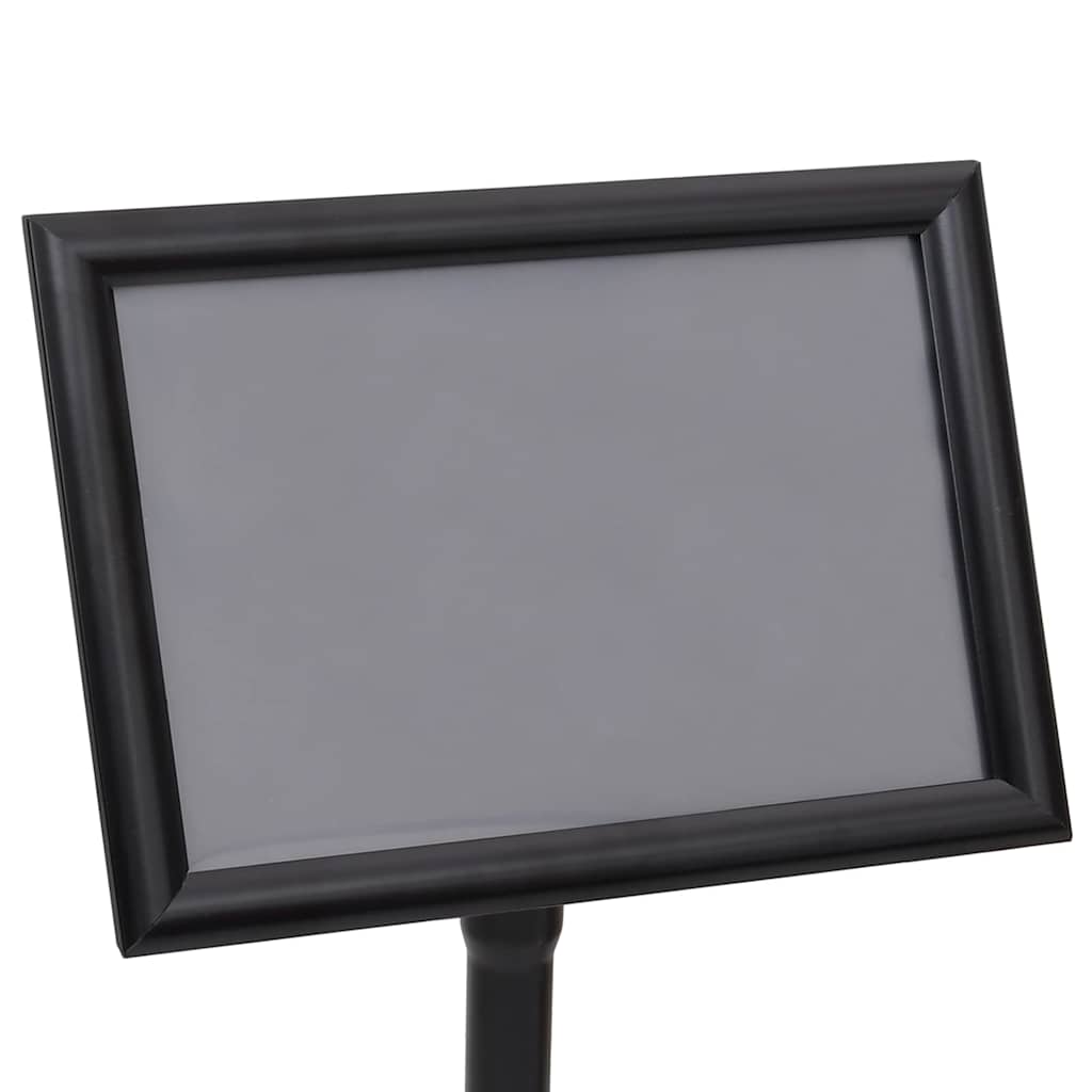 Plakat Stande 2 stk. Sort 45 x 32,7 x 108 cm Aluminium