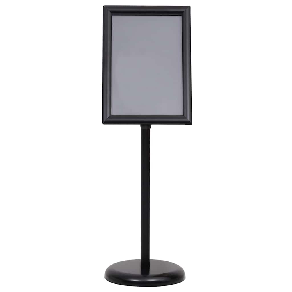 Plakat Stande 2 stk. Sort 45 x 32,7 x 108 cm Aluminium