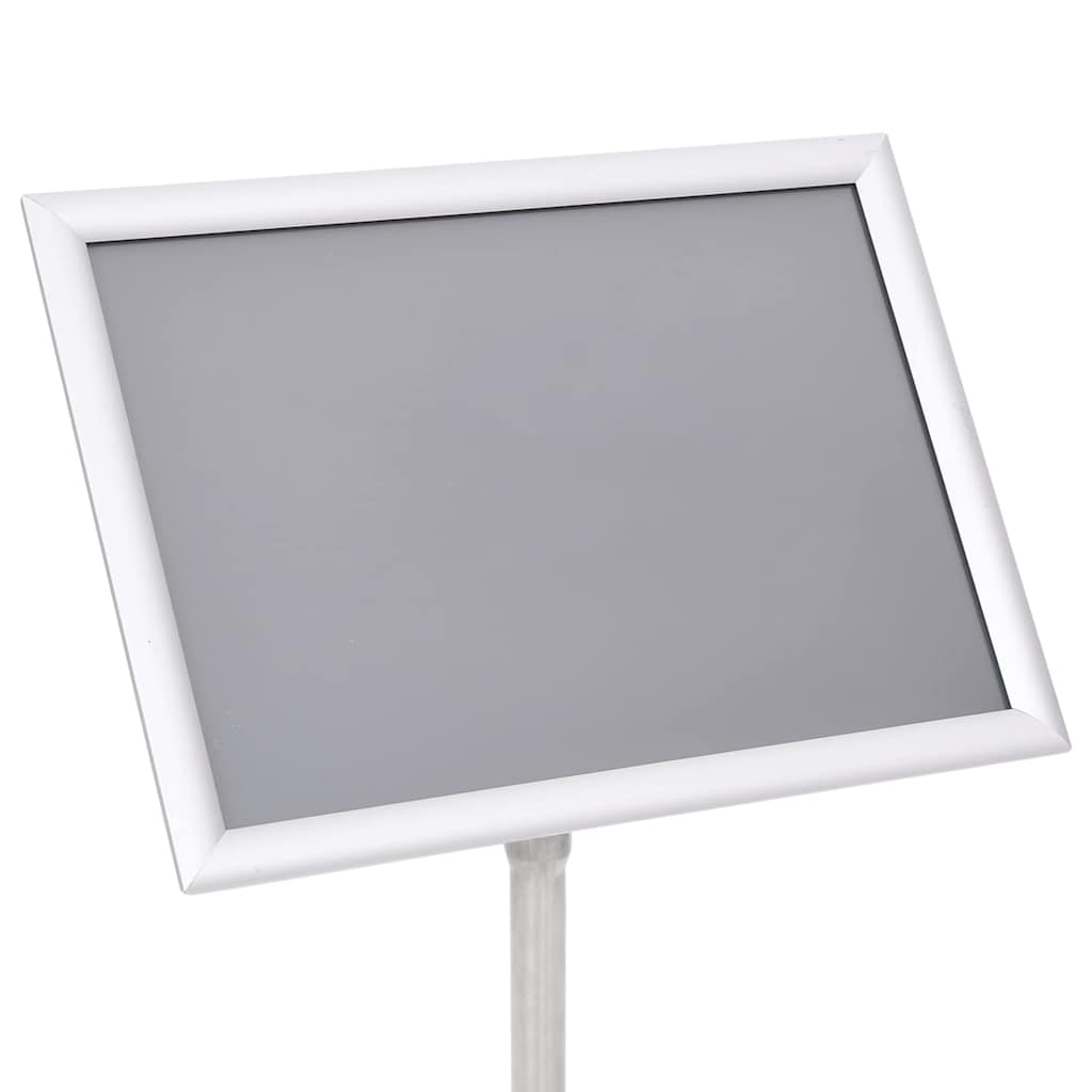 Plakat Stande 2 stk. Sølv 45 x 32,7 x 108 cm Aluminium
