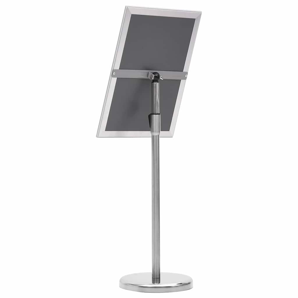 Plakat Stande 2 stk. Sølv 45 x 32,7 x 108 cm Aluminium