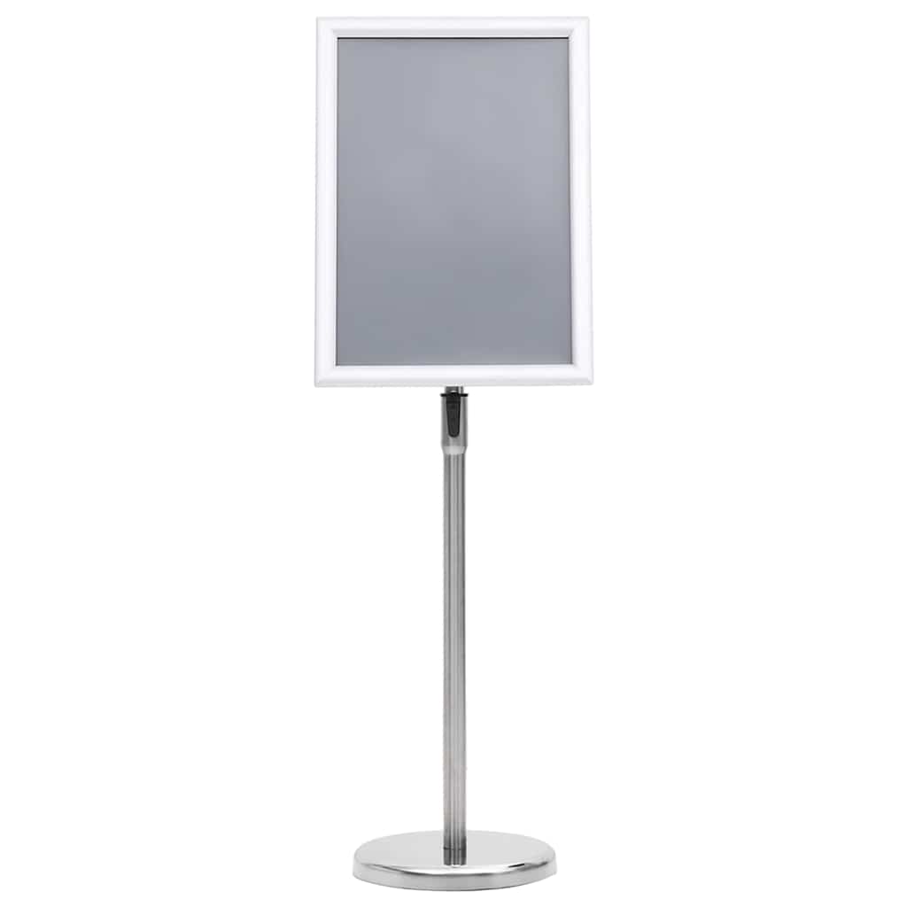 Plakat Stande 2 stk. Sølv 45 x 32,7 x 108 cm Aluminium
