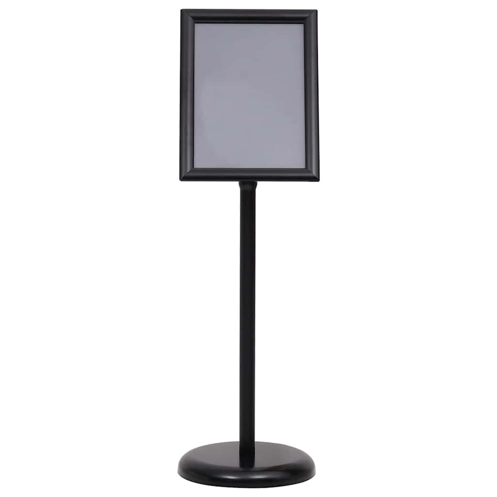 Plakat Stande 2 stk. Sort 32,7 x 24 x 108 cm Aluminium