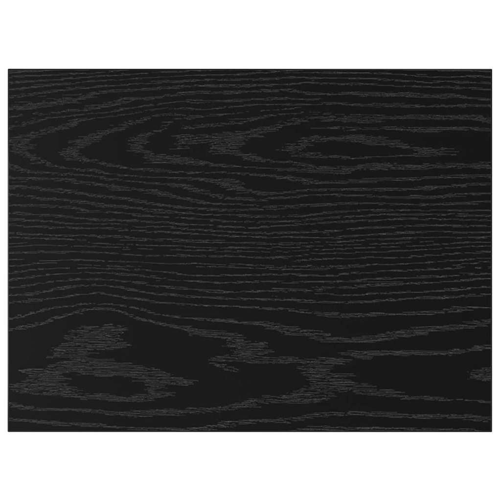 Boghylde Bræt 3 niveauer 4 stk. 40 x 30 x 1,5 cm Sort