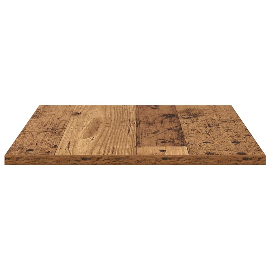 Boghylde Bræt 3 niveauer 4 stk. 40 x 40 x 1,5 cm Brun