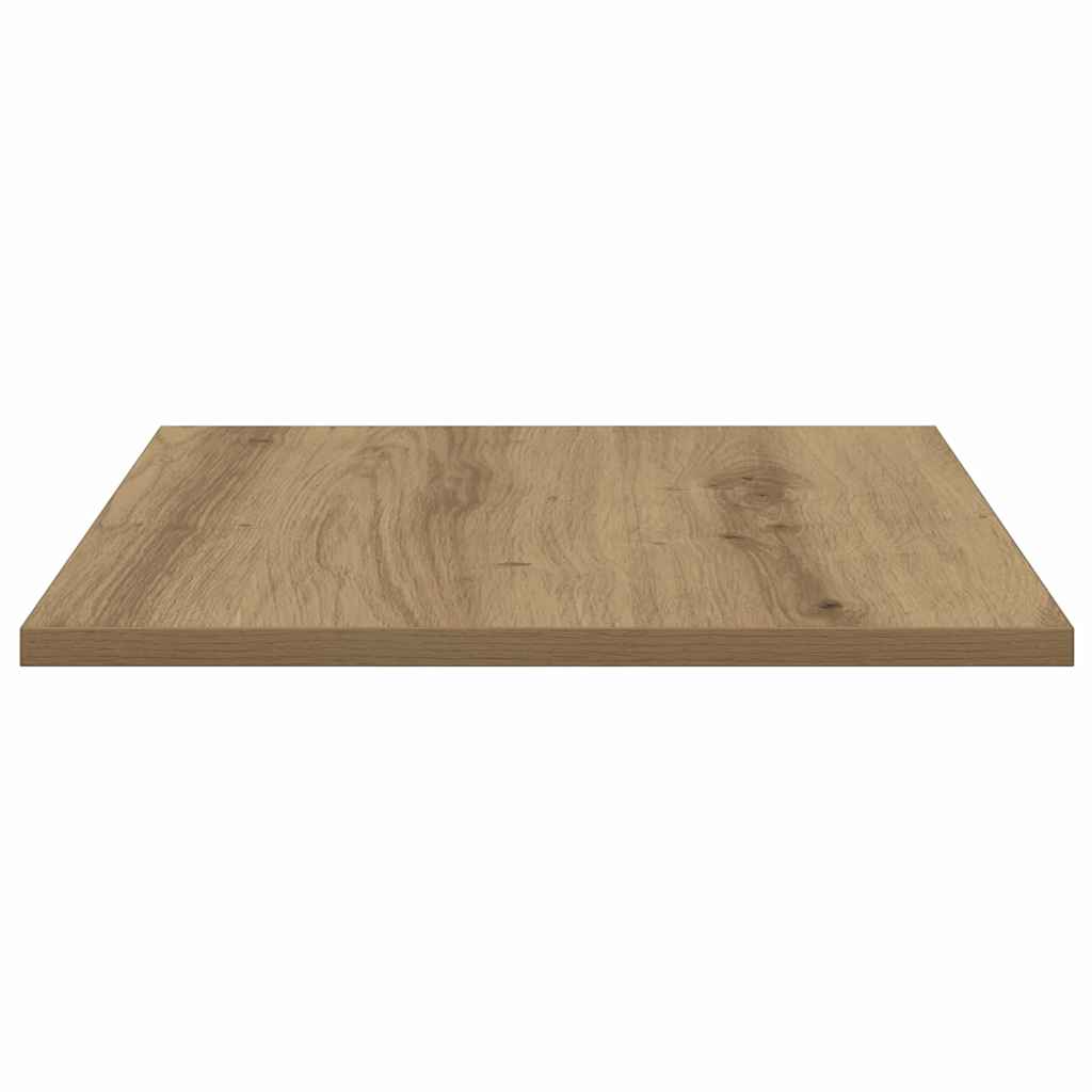 Boghylde Bræt 3 niveauer 4 stk. 40 x 40 x 1,5 cm Brun