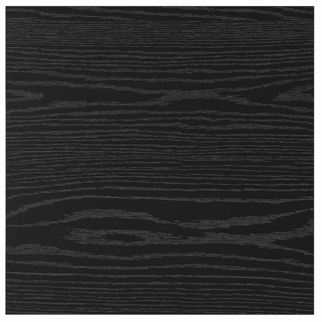 Boghylde Bræt 3 niveauer 4 stk. 40 x 40 x 1,5 cm Sort