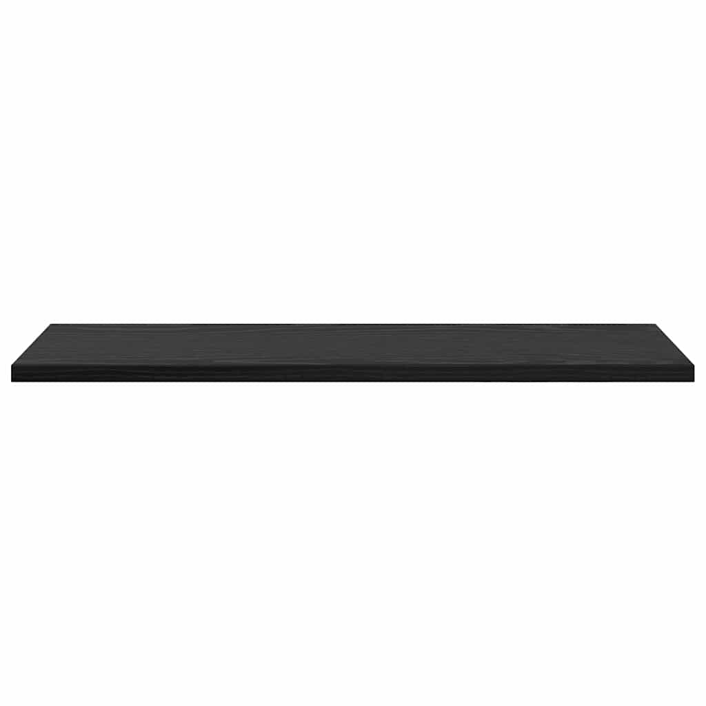 Boghylde Bræt 3 niveauer 4 stk. 60 x 20 x 1,5 cm Sort