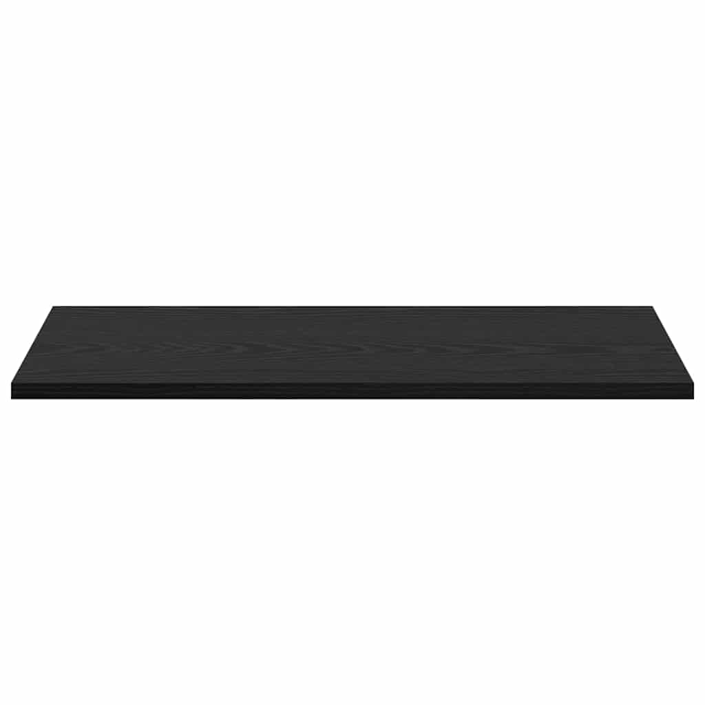 Boghylde Bræt 3 niveauer 4 stk. 60 x 30 x 1,5 cm Sort