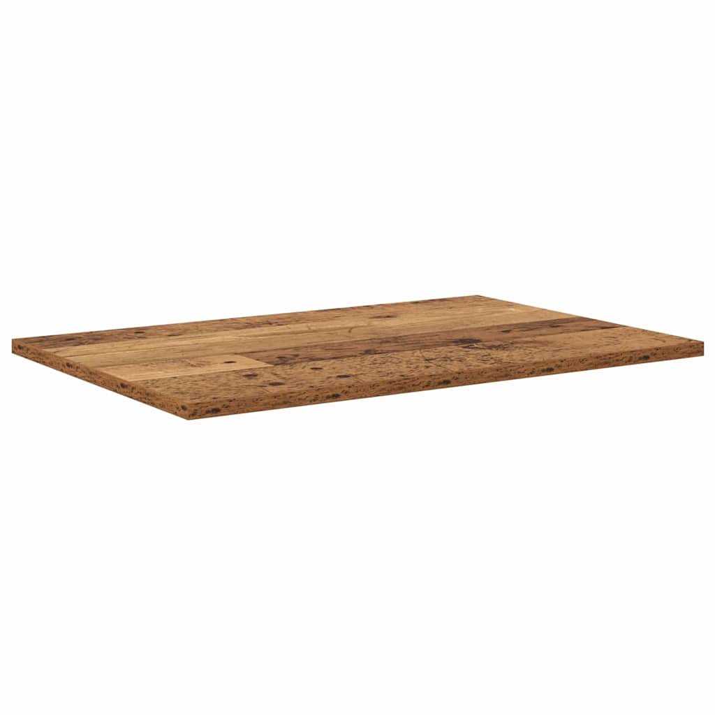 Boghylde Bræt 3 niveauer 4 stk. 60 x 40 x 1,5 cm Brun