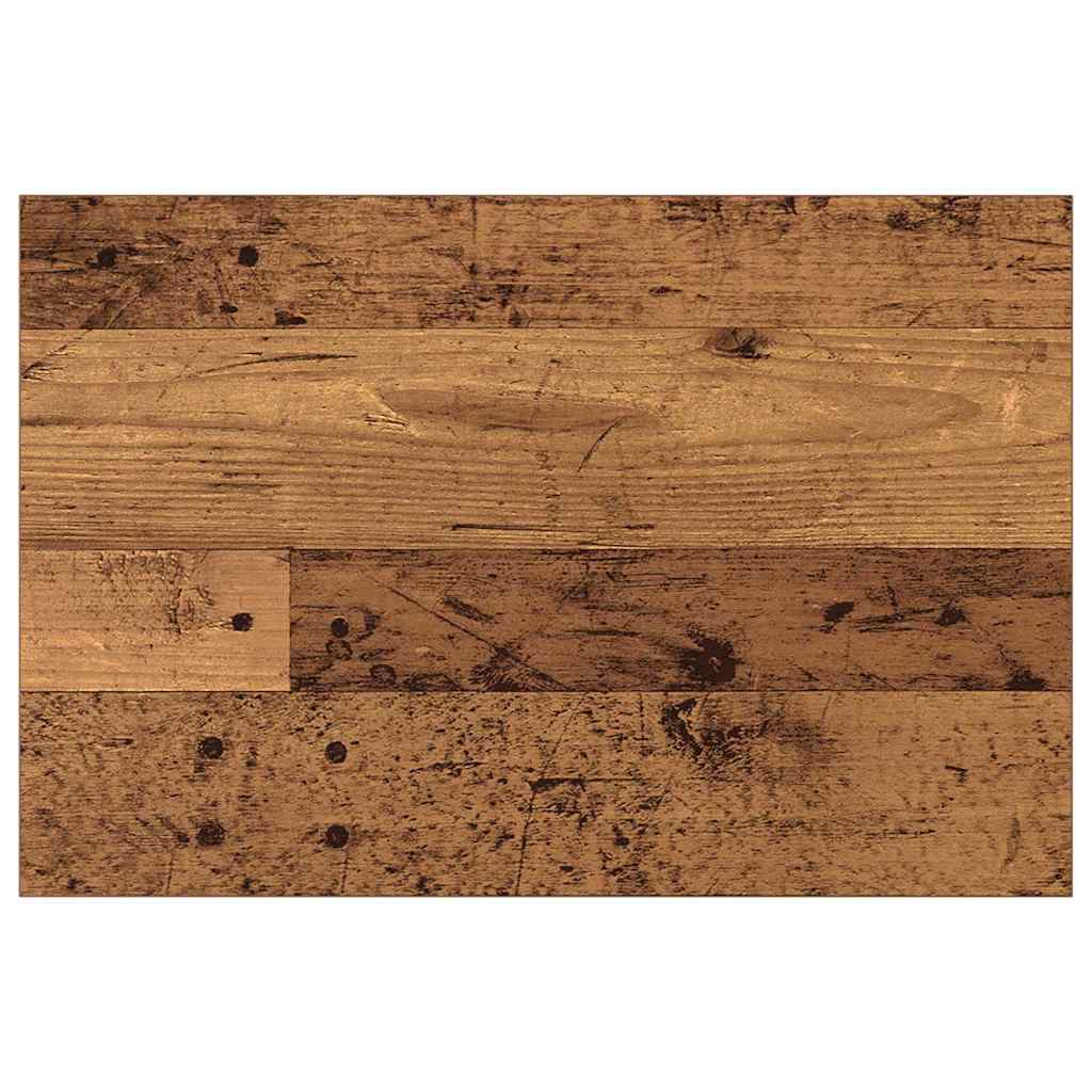 Boghylde Bræt 3 niveauer 4 stk. 60 x 40 x 1,5 cm Brun