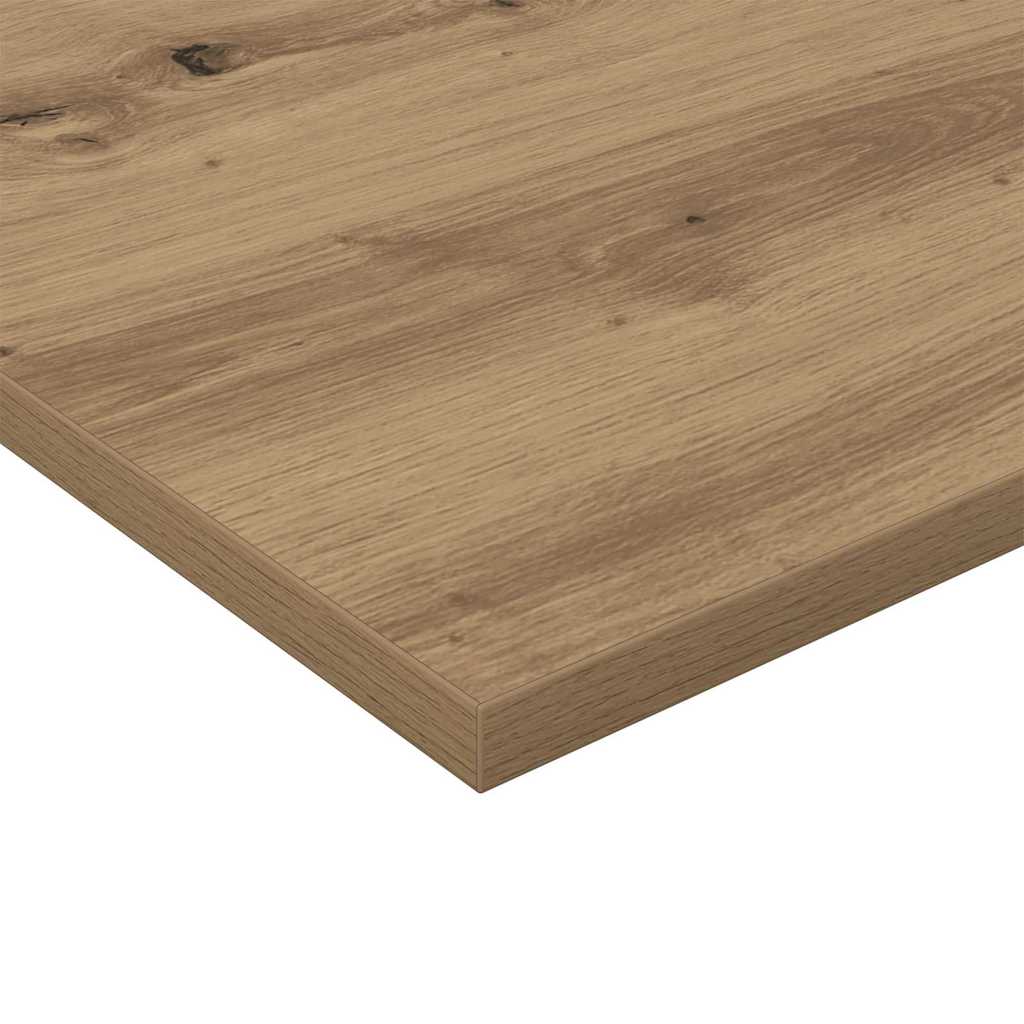 Boghylde Bræt 3 niveauer 4 stk. 60 x 40 x 1,5 cm Brun
