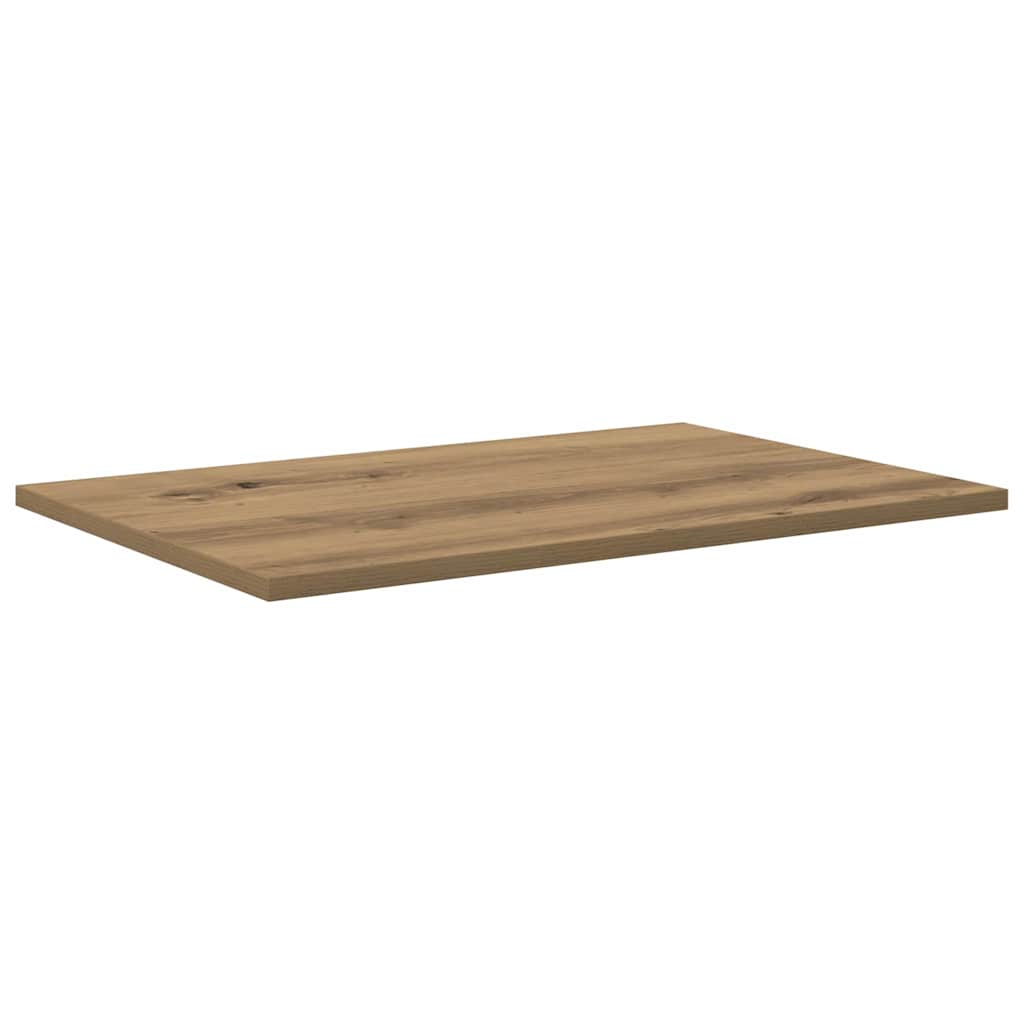 Boghylde Bræt 3 niveauer 4 stk. 60 x 40 x 1,5 cm Brun