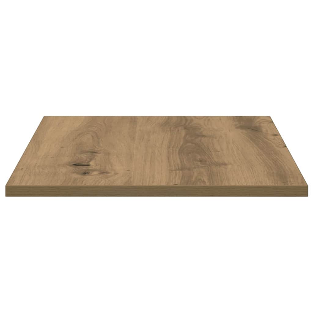 Boghylde Bræt 3 niveauer 4 stk. 60 x 40 x 1,5 cm Brun