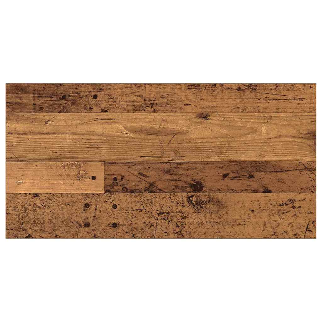 Boghylde Bræt 3 niveauer 4 stk. 80 x 40 x 1,5 cm Brun