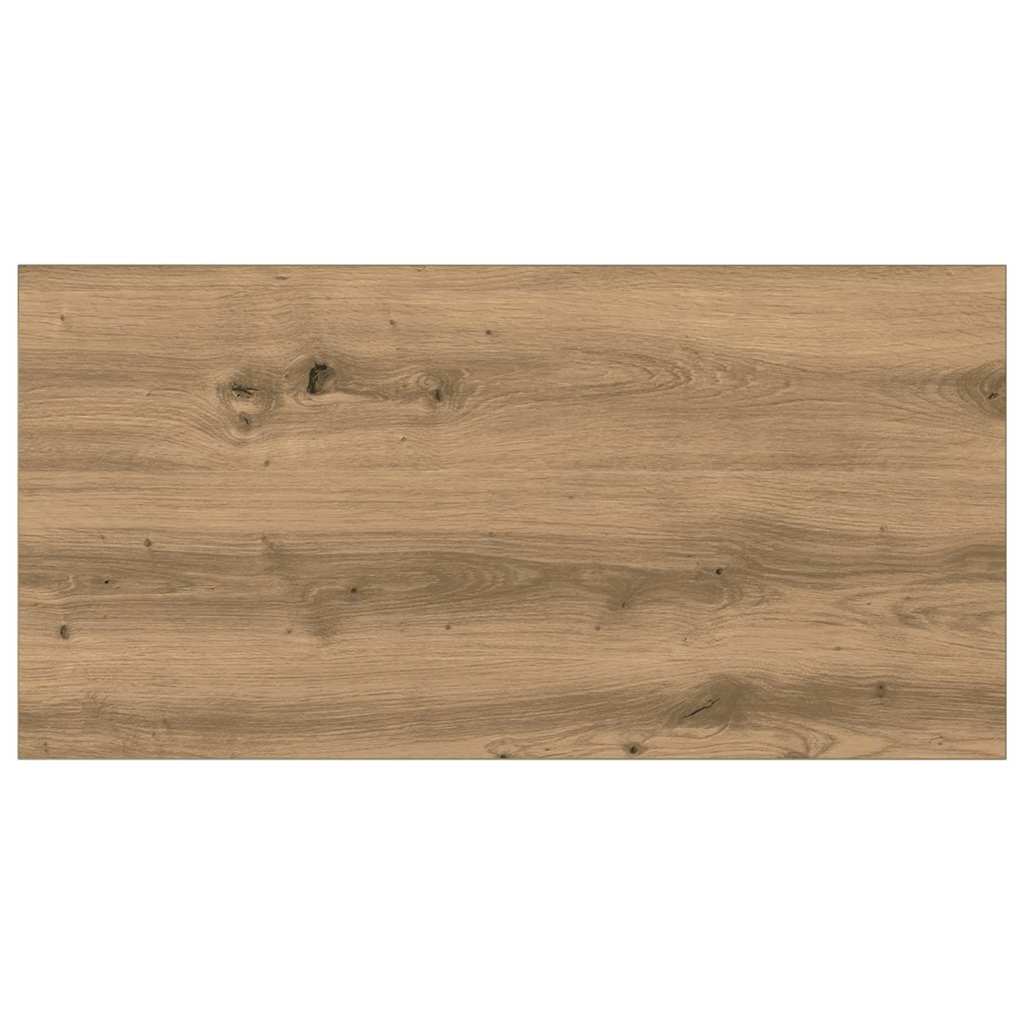 Boghylde Bræt 3 niveauer 4 stk. 80 x 40 x 1,5 cm Brun
