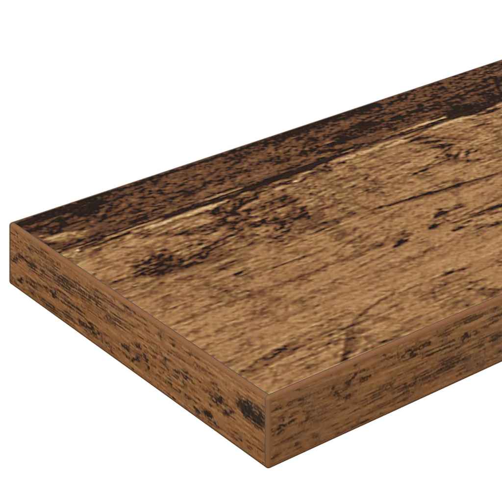 Boghylde Bræt 3 niveauer 4 stk. 100 x 10 x 1,5 cm Brun