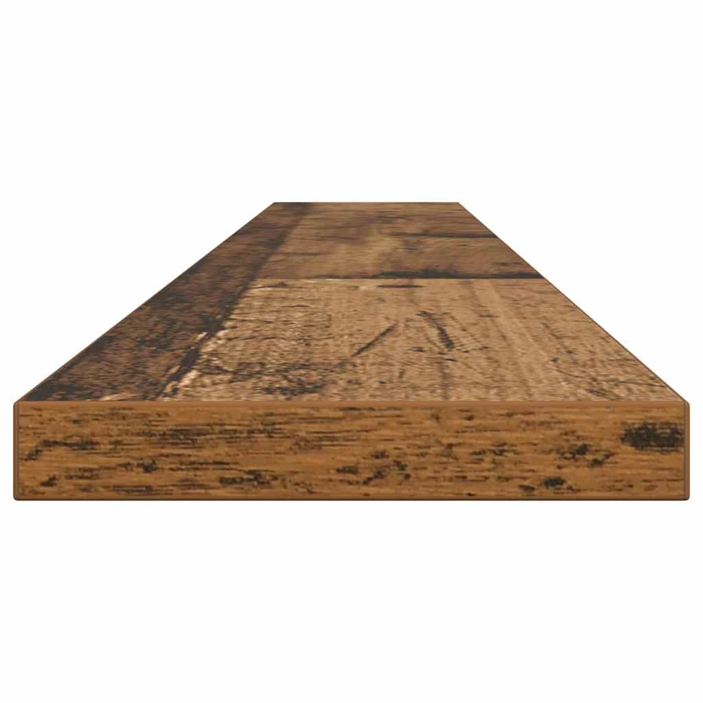 Boghylde Bræt 3 niveauer 4 stk. 100 x 10 x 1,5 cm Brun