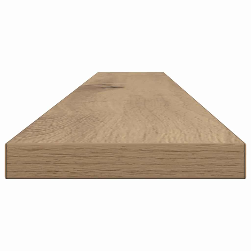 Boghylde Bræt 3 niveauer 4 stk. 100 x 10 x 1,5 cm Brun