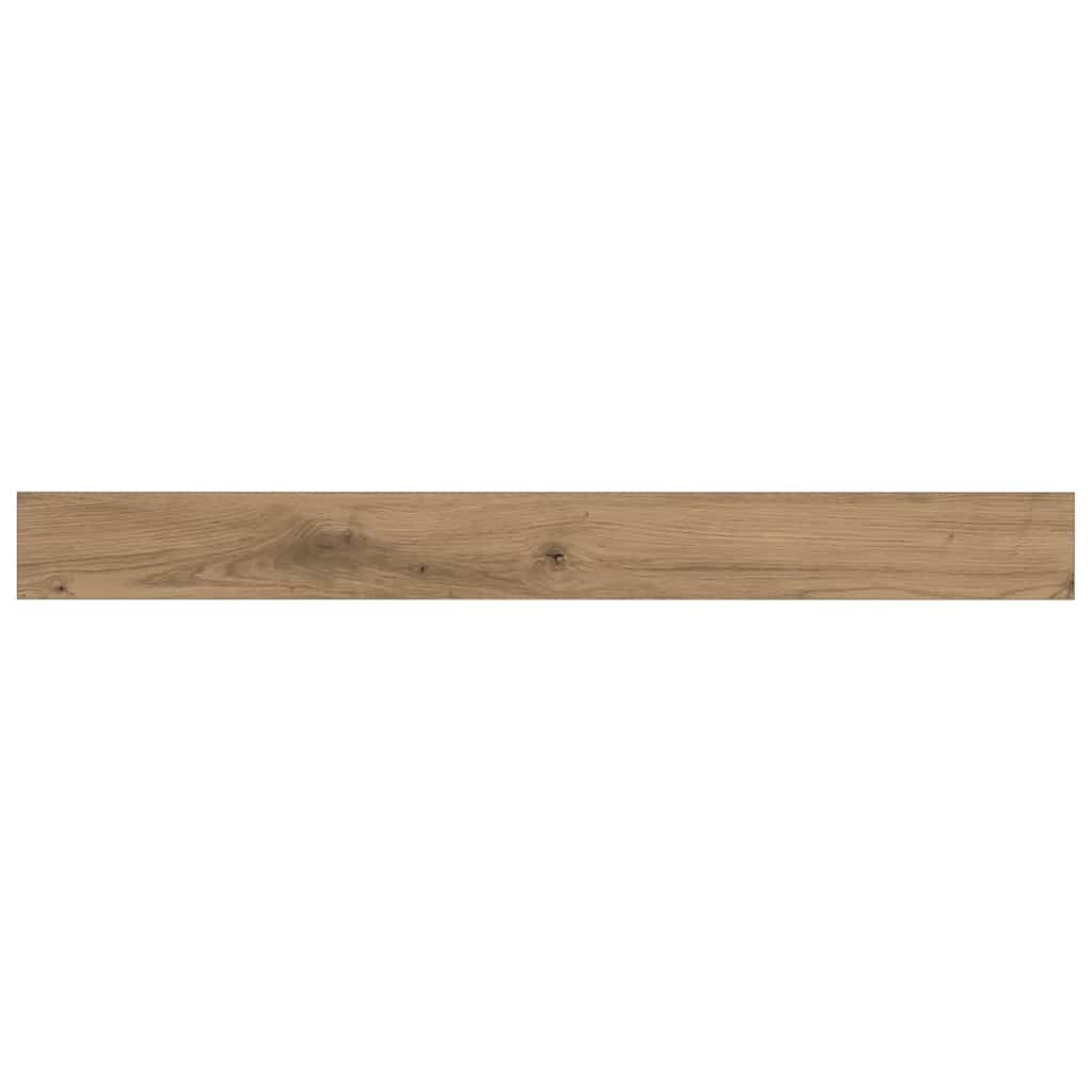 Boghylde Bræt 3 niveauer 4 stk. 100 x 10 x 1,5 cm Brun