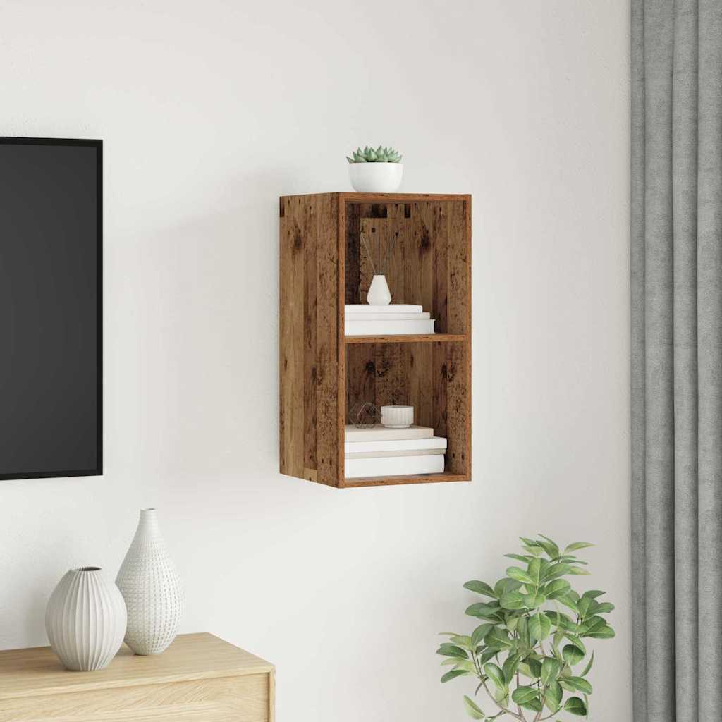 TV-møbelsæt 37 x 37 x 72 cm Gammelt træ Konstrueret træ