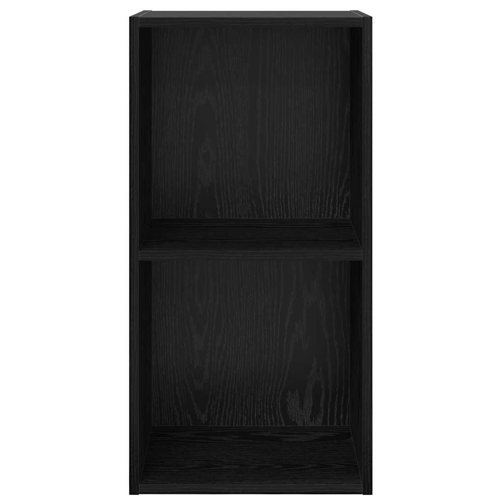 TV-møbelsæt 37 x 37 x 72 cm Sort eg Konstrueret træ