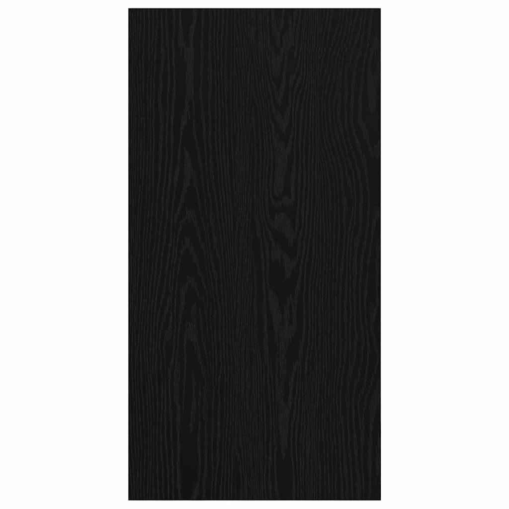 TV-møbelsæt 37 x 37 x 72 cm Sort eg Konstrueret træ