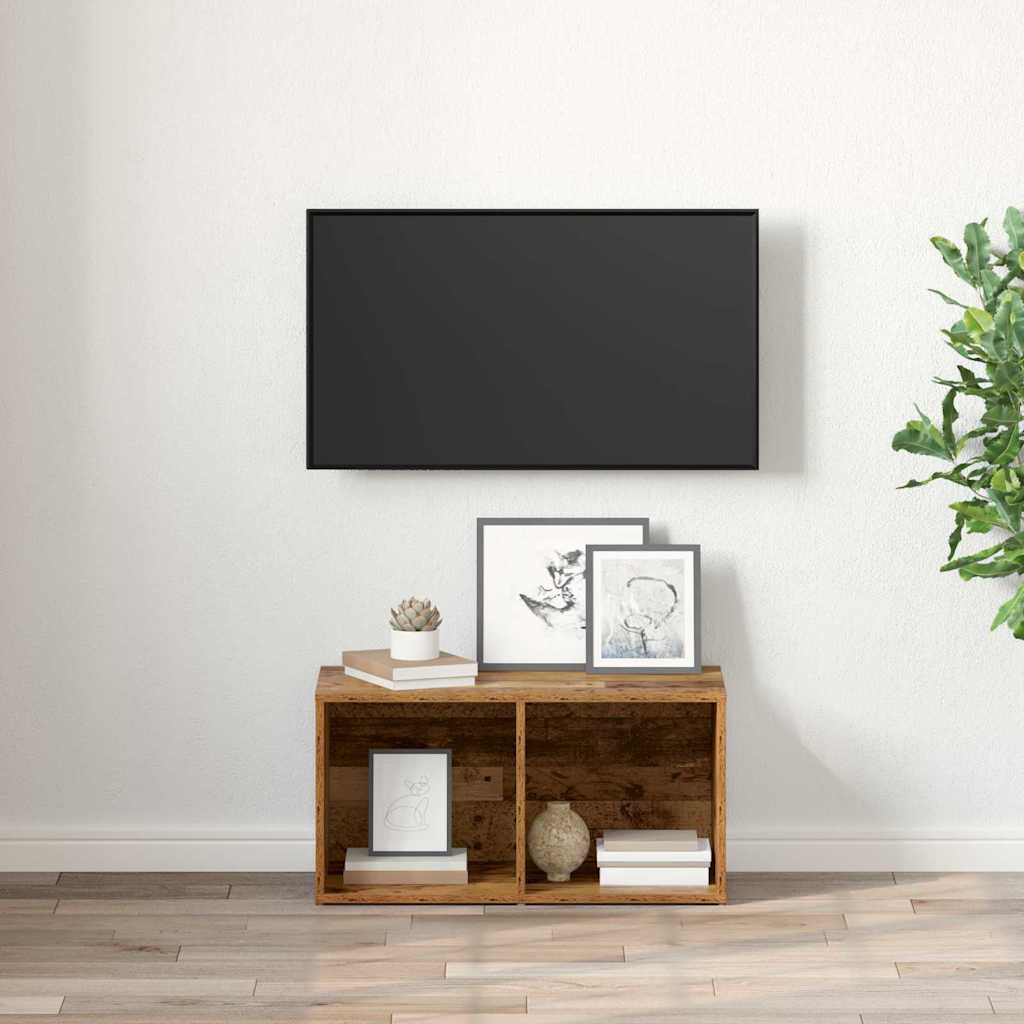 TV-møbelsæt 72 x 35 x 37 cm Brun Konstrueret træ