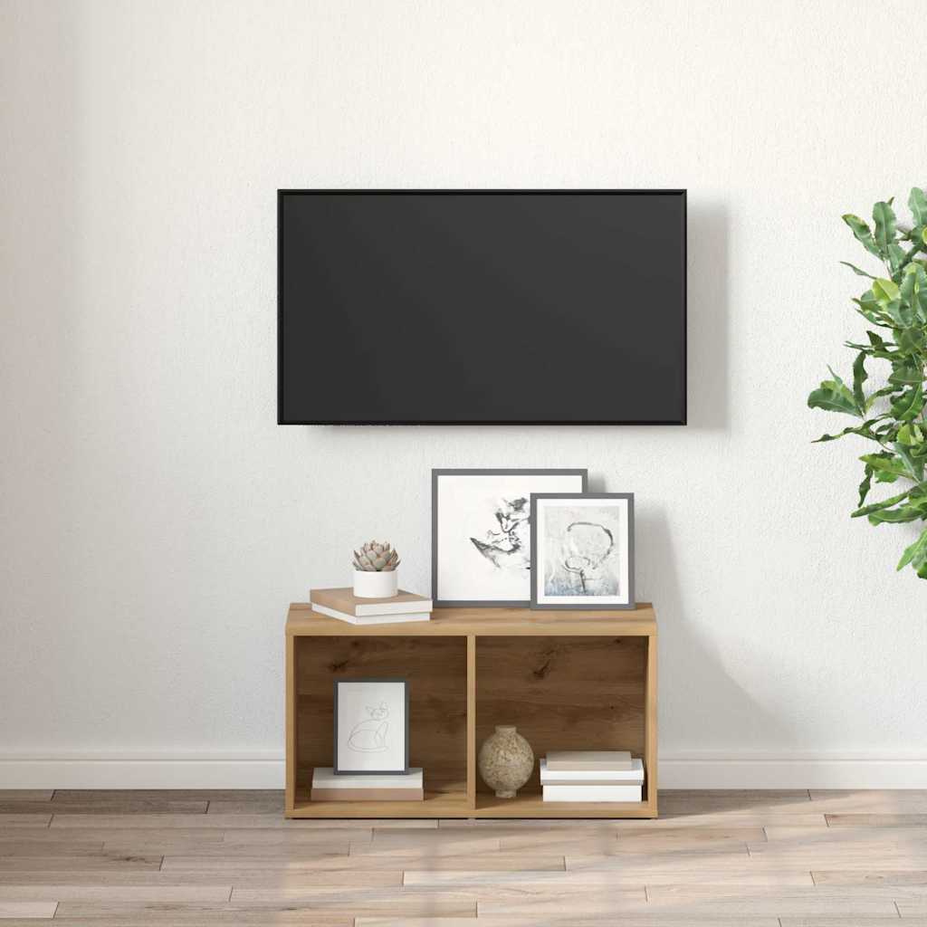 TV-møbelsæt 72 x 35 x 37 cm Brun Konstrueret træ