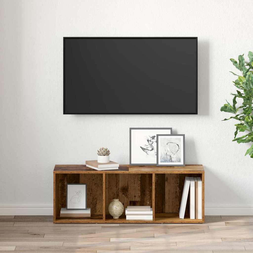 TV-møbelsæt 72 x 35 x 37 cm Brun Konstrueret træ